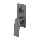 Mekko Switchmix Shower/Bath Diverter Phoenix Mixer Fit off Kit - Brushed Carbon